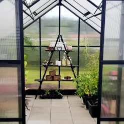 Växthus 8,9m² | Hög odlingshöjd | 6 mm kanalplast