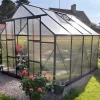 Växthus 7,2m² | 6mm Kanalplast | Hög odlingshöjd