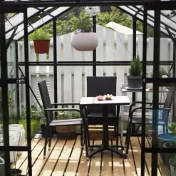 Växthus 6,4 m² | 4 mm säkerhetsglas | 5 års stormgaranti