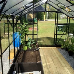 Växthus 16 m² | 4mm säkerhetsglas | 5 års stormgaranti
