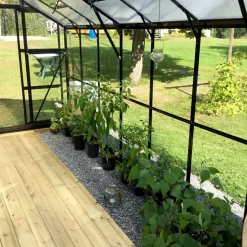 Växthus 16 m² | 4mm säkerhetsglas | 5 års stormgaranti