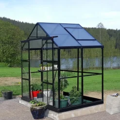Växthus 3,3m² | 4mm säkerhetsglas | 5 års stormgaranti
