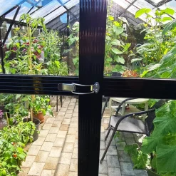 Växthus 9,6 m² | 4mm säkerhetsglas | 5 års stormgaranti