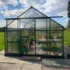 Växthus 18m² Premium | Extra hög odlingshöjd | 6mm kanalplast