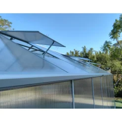 Växthus 18m² Premium | Extra hög takhöjd | 6mm kanalplast