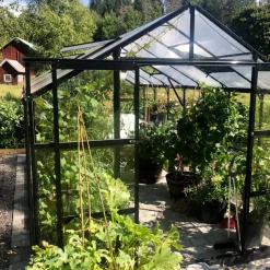Växthus 12,7m² | 5 års stormgaranti | 4mm säkerhetsglas