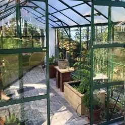 Växthus 12,7m² | 5 års stormgaranti | 4mm säkerhetsglas