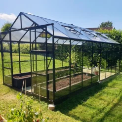 Växthus 12,7m² | 5 års stormgaranti | 4mm säkerhetsglas