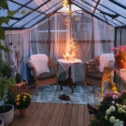 Växthus 12,7m² | 5 års stormgaranti | 4mm säkerhetsglas