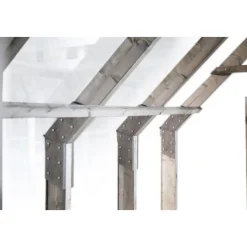 Växthus 8,2 m² | Träväxthus med härdat glas | Extra hög takhöjd